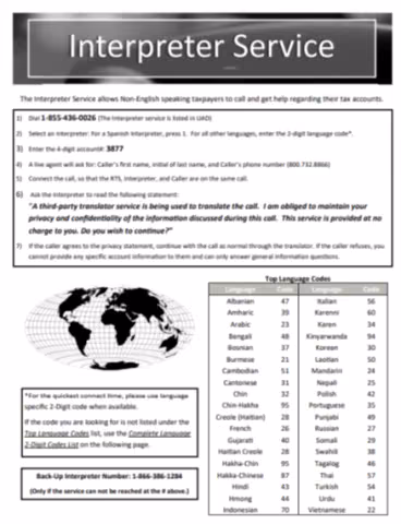 Interpreter Service