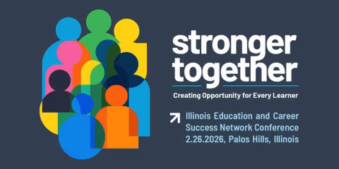 Conference logo with colorful icons of people